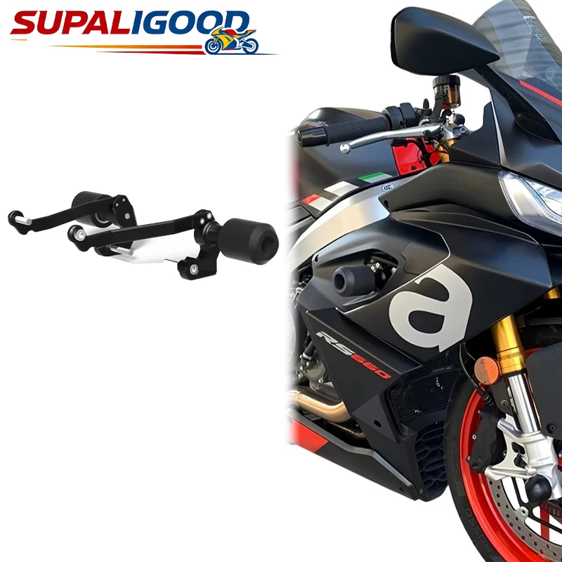 For Apulia RS660 2021-2026 RS 660 Motorcycle Falling Protection Frame Sliders Fairing Guard Anti Crash Pad Protector
