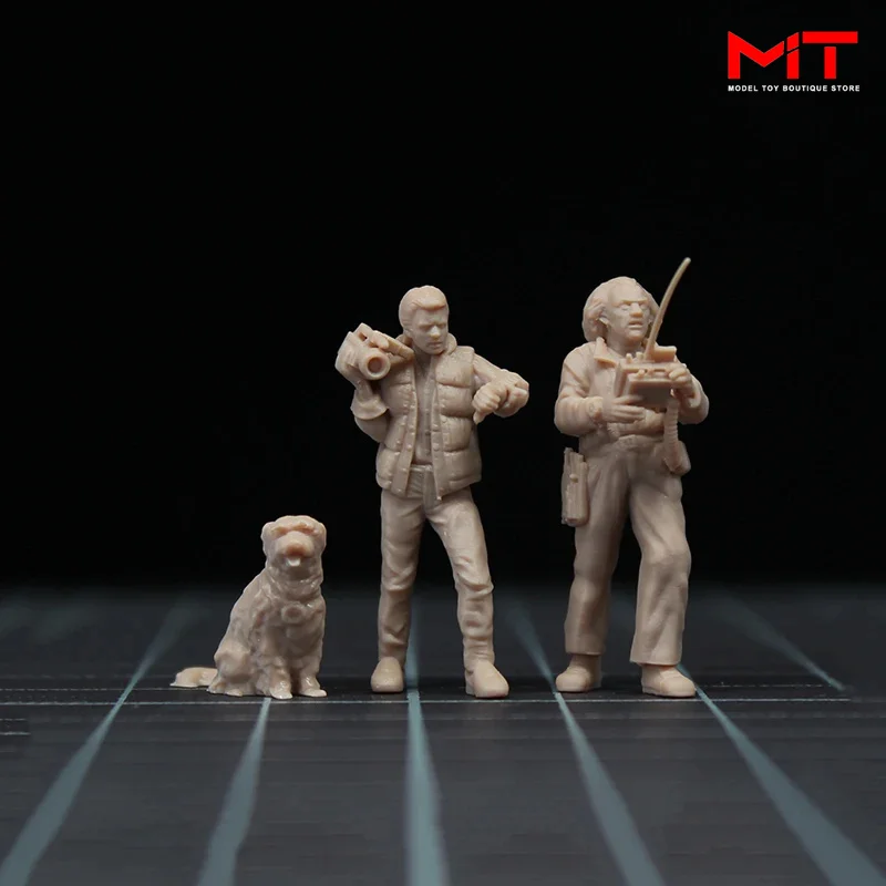 

Miniatures Figures 1/64 1/43 Male Soldier Scientist Dog 3D Print Doll Diorama Scene Props Model For Cars Home Decor