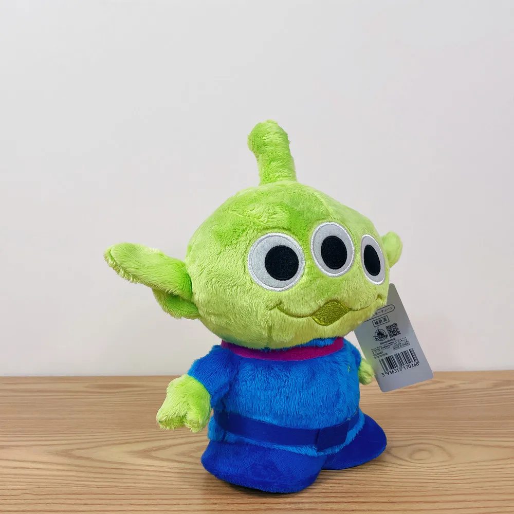 Disney Anime Toy story Aliens three eyes robot stuffed plush toy ALIEN Mini green man dolls pillow Model home decoration gift