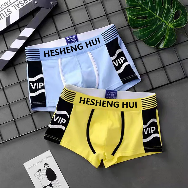 Men Panties Cotton BoxerShorts Man Underwear Mens Boxers Breathable U Convex Male Underpants Sexy Plus Size Underpanties Trunks