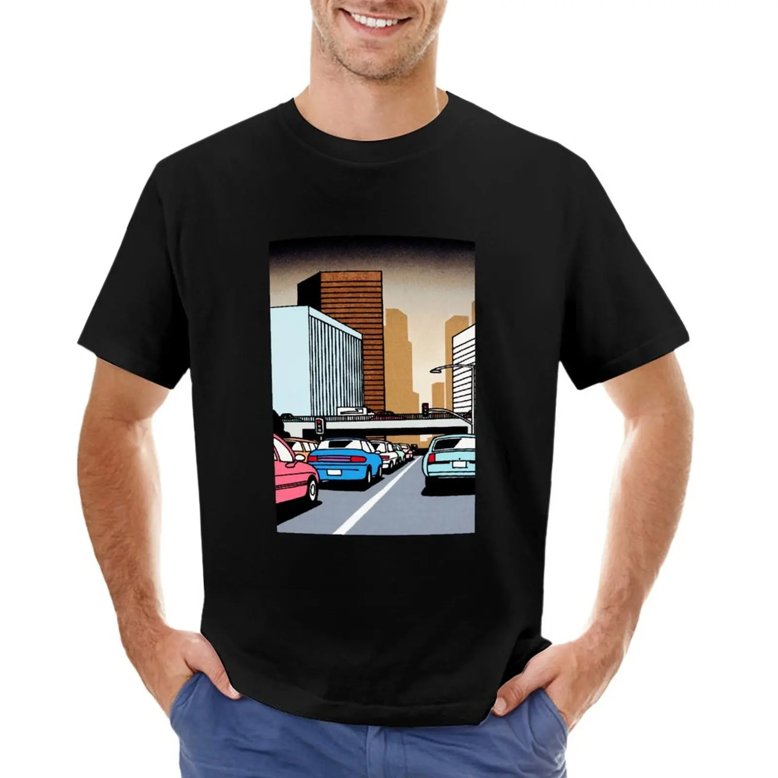 Crowded Road T-Shirt shirts graphic tees cotton graphic tees mens t shirts top quality