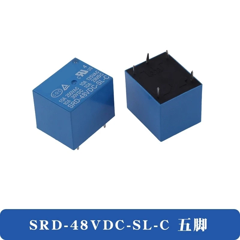 10 20ชิ้นSRDรีเลย์ไฟฟ้าSRD-03VDC -05VDC-09VDC -12VDC -24VDC-SL-C -A 4/ 5Pin PCBประเภทรถยนต์รีเลย์10A 12โวลต์24โวลต์48โวลต์