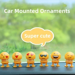 Creative Funny Shake Head Doll Small Ornaments Beautiful Indoor Doll Car Toys Car Decoration Accessories kawaii Car Accessories