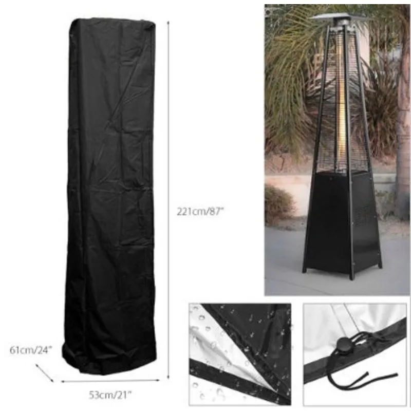 

Outdoor Patio Dustproof Waterproof Cover for Air Source Heat Pump and Furniture Durable Weather Protection