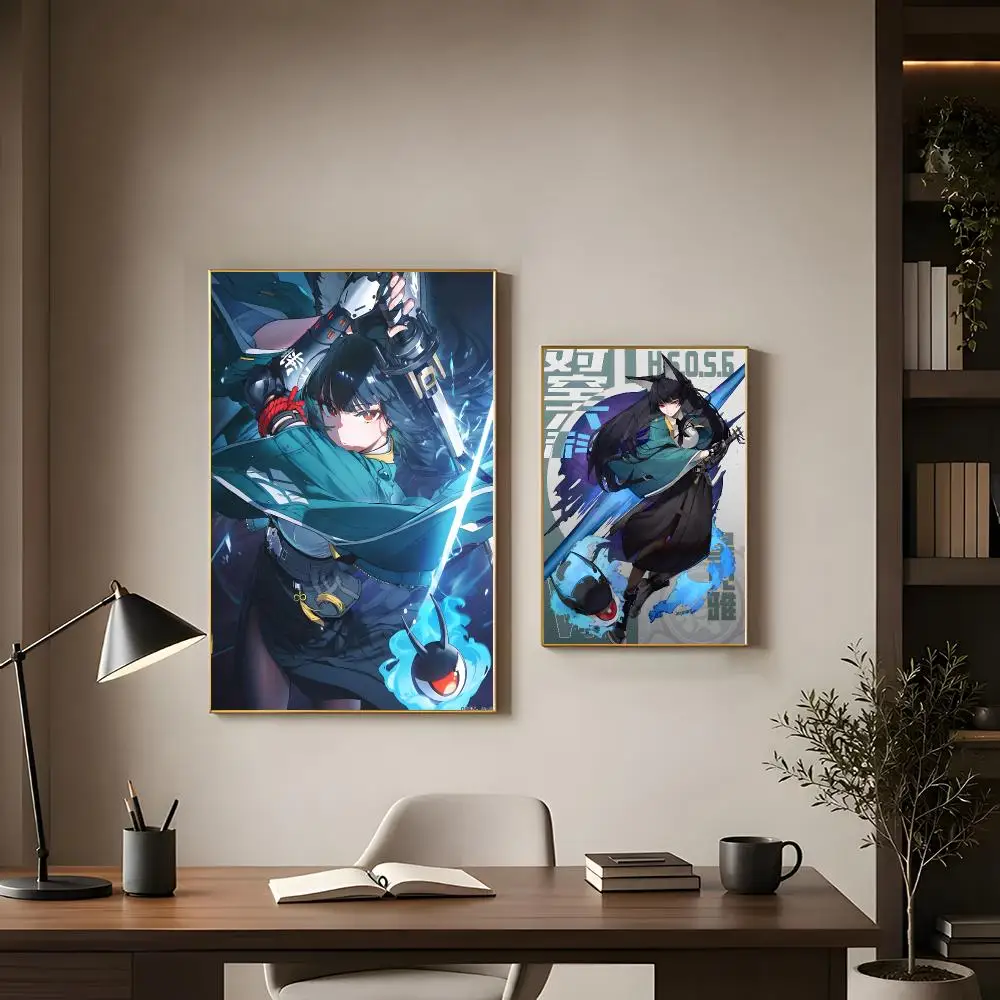 Virtual idol Hoshimi Miyabi Poster Modern Interior Wall Decor & Trendy Home Highlights
