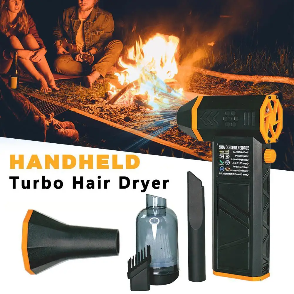 Compact Brushless Air Duster Fan Delivers Strong Steady Wind For Electronics Auto Detailing And Home Maintenance Tasks