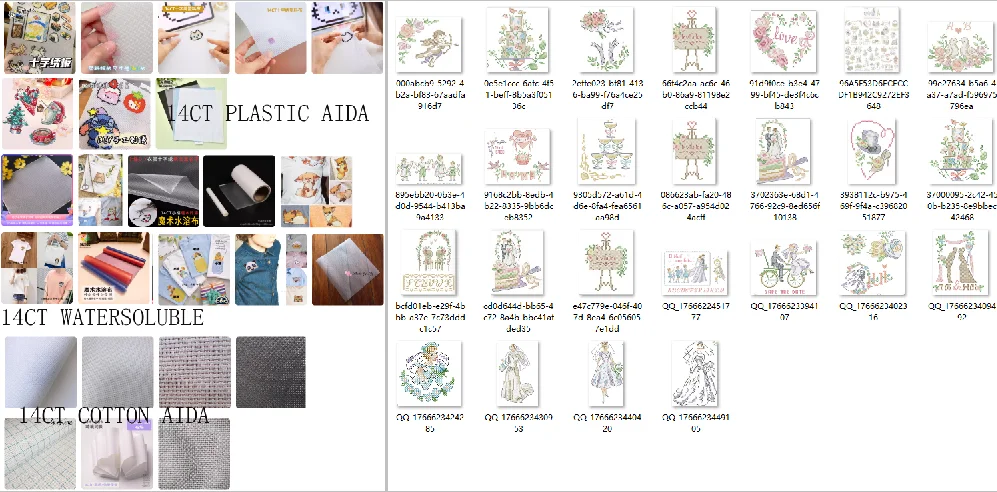 

Cross stitch set LBP Christmas Collection refrigerator sticker Cross Stitch Kit cotton thread embroidery cross stitch