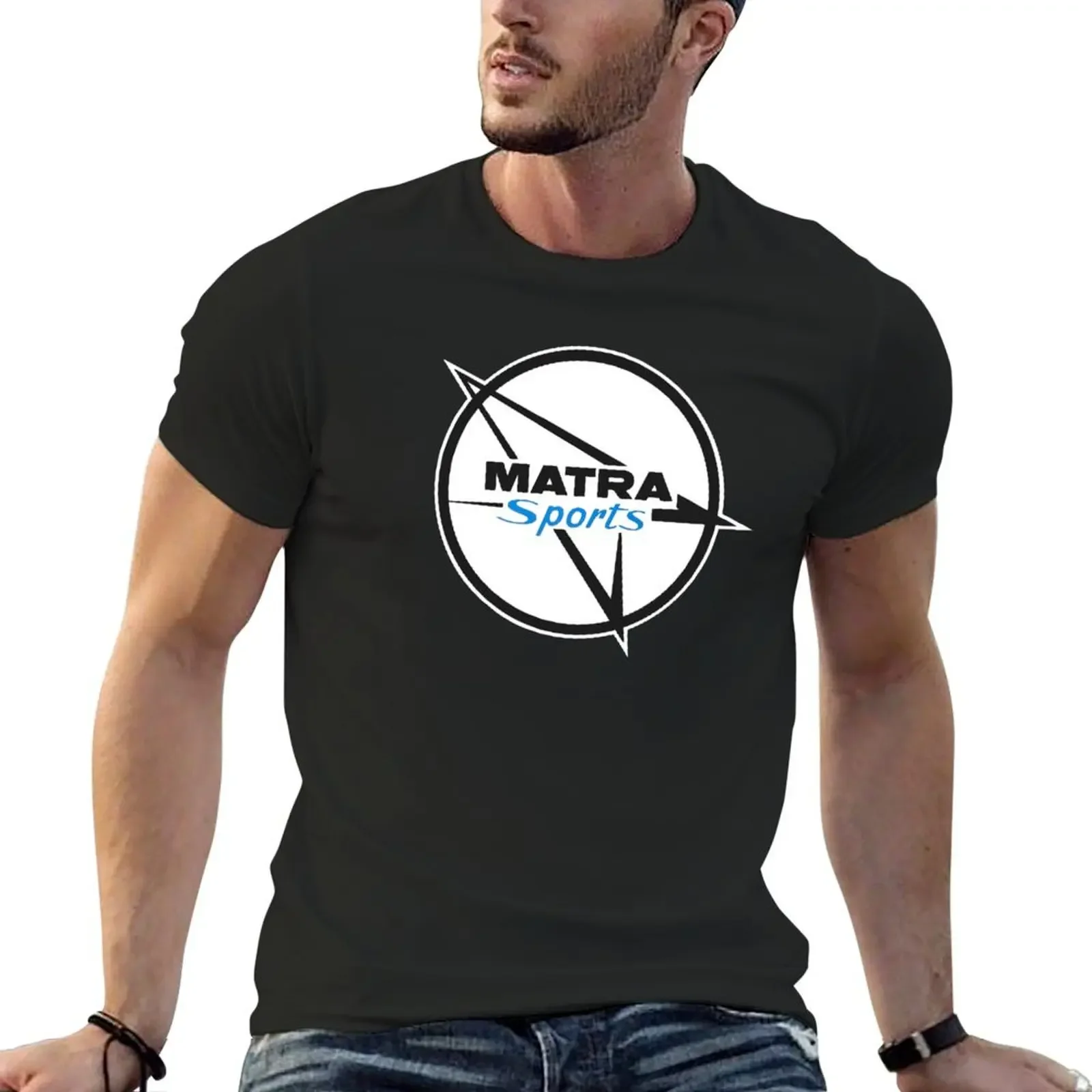 Matra Sports Logo T-shirt aesthetic clothes plus size tops plain white t shirts men