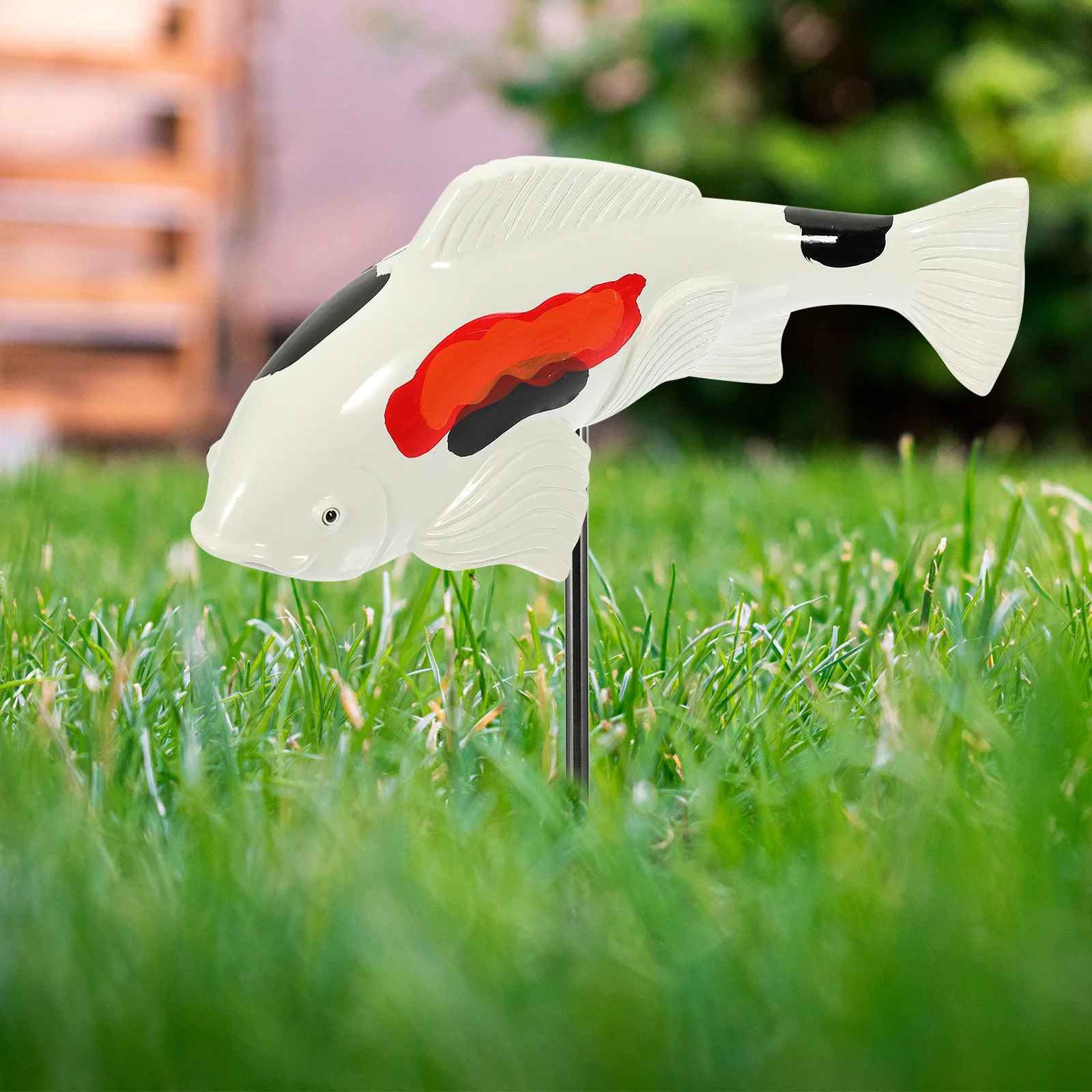 

Outdoor Resin Carp Sculpture Garden Fish Statue Pond Decoration Waterproof Durable Lawn Yard Art Resin Decorative Ornaments