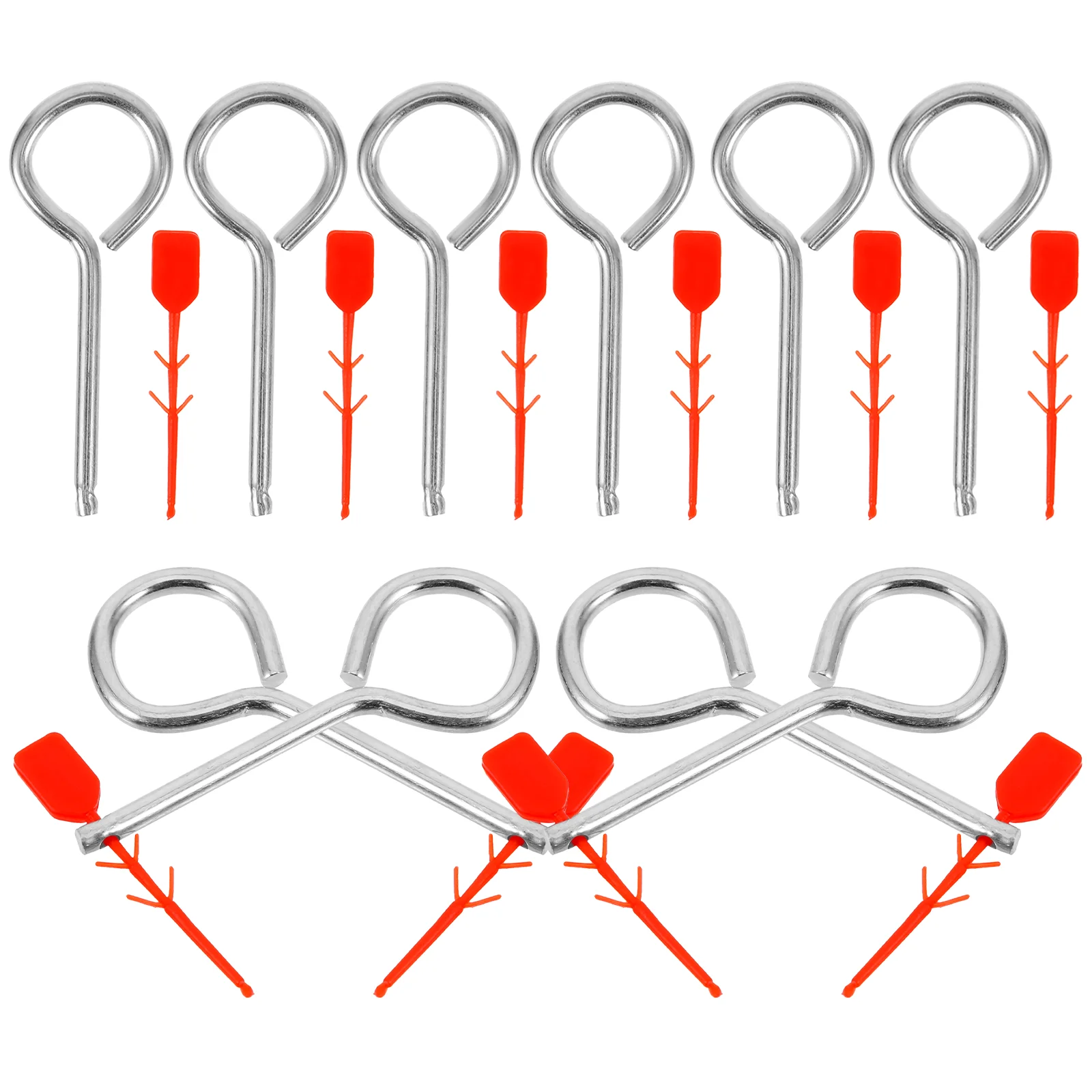 10 pezzi estintore in metallo chiusura estintori guarnizioni di sicurezza perni di bloccaggio in ferro per