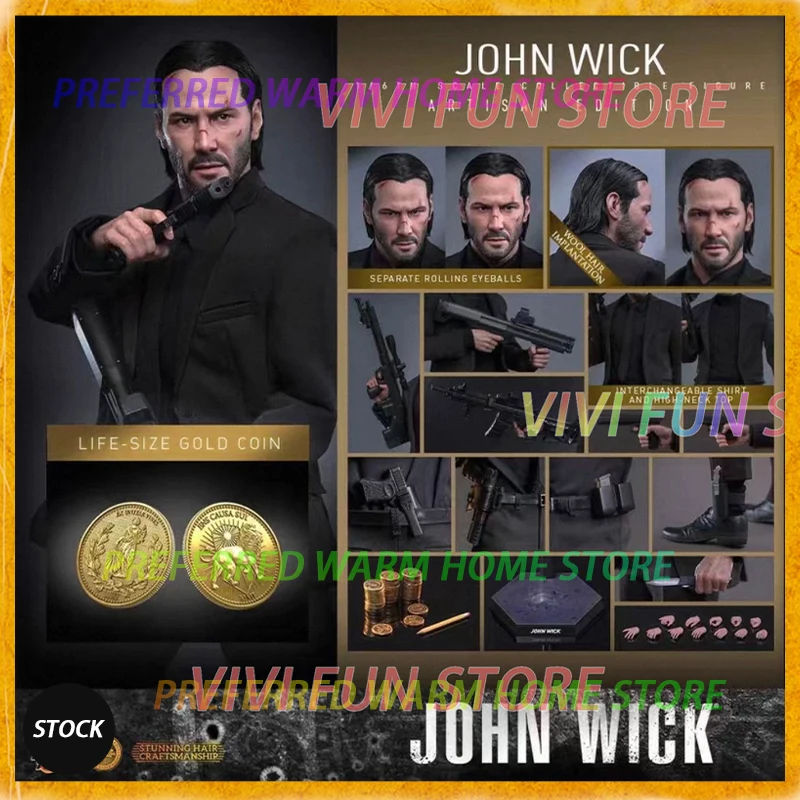 In Stock Original HT MMS832/833AE John Wick Movability Model Toys HOT TOYS Concept Art Series 1/6TH SCALE COLLECTIBLE FIGURE