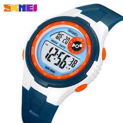 SKMEI Sport Kinderuhren Junges Energetisches Zifferblatt Design Wasserdichte Bunte Armbanduhr Kinder Elektronische Uhr Relogio Infantil