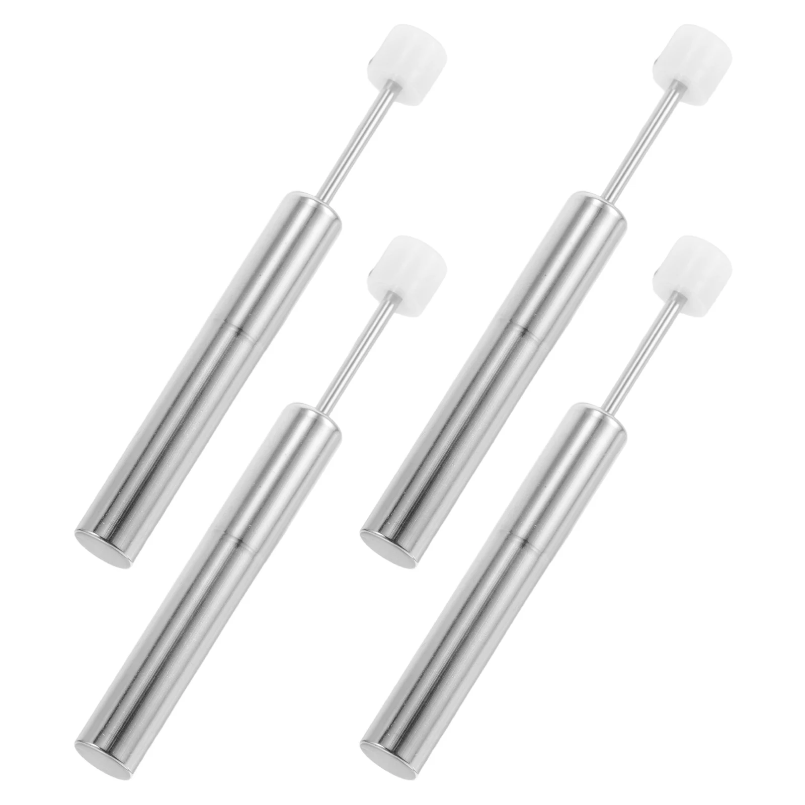 

4 Pcs Trash Can Damper Mechanism for Kitchen Garbage Replacement Lids Piston Stainless Steel