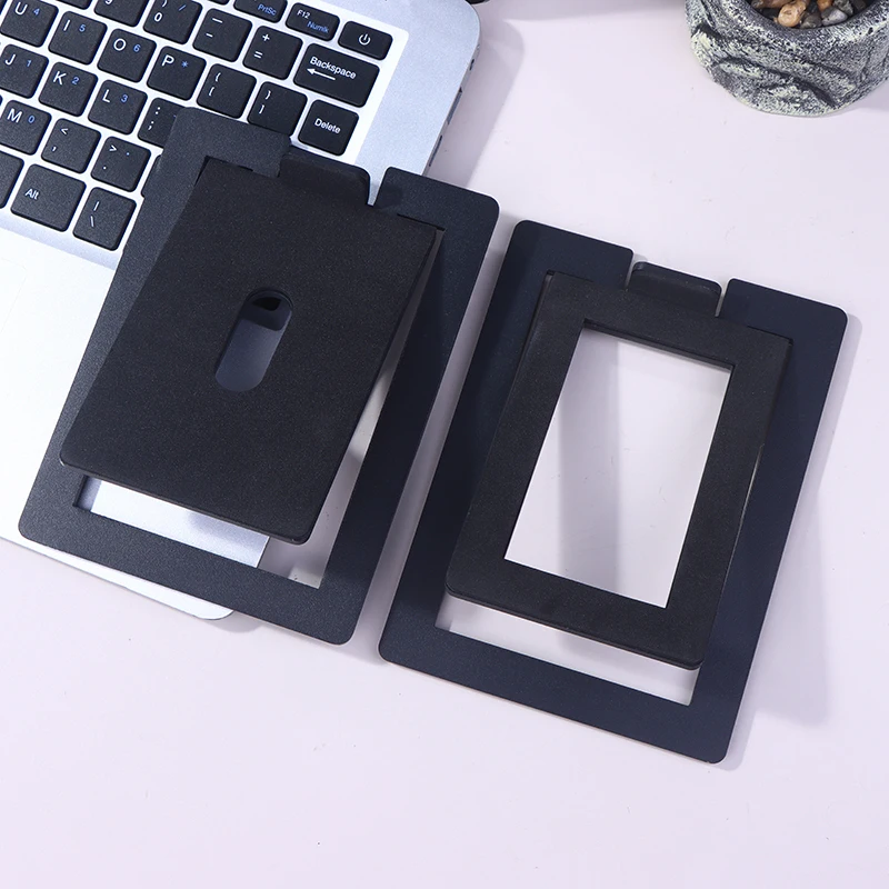 1 قطعة الكربون الصلب سطح المكتب حامل الصوت قاعدة امتصاص الصدمات وتحسين جودة الصوت قوس مكبر الصوت لمكبر صوت الكمبيوتر