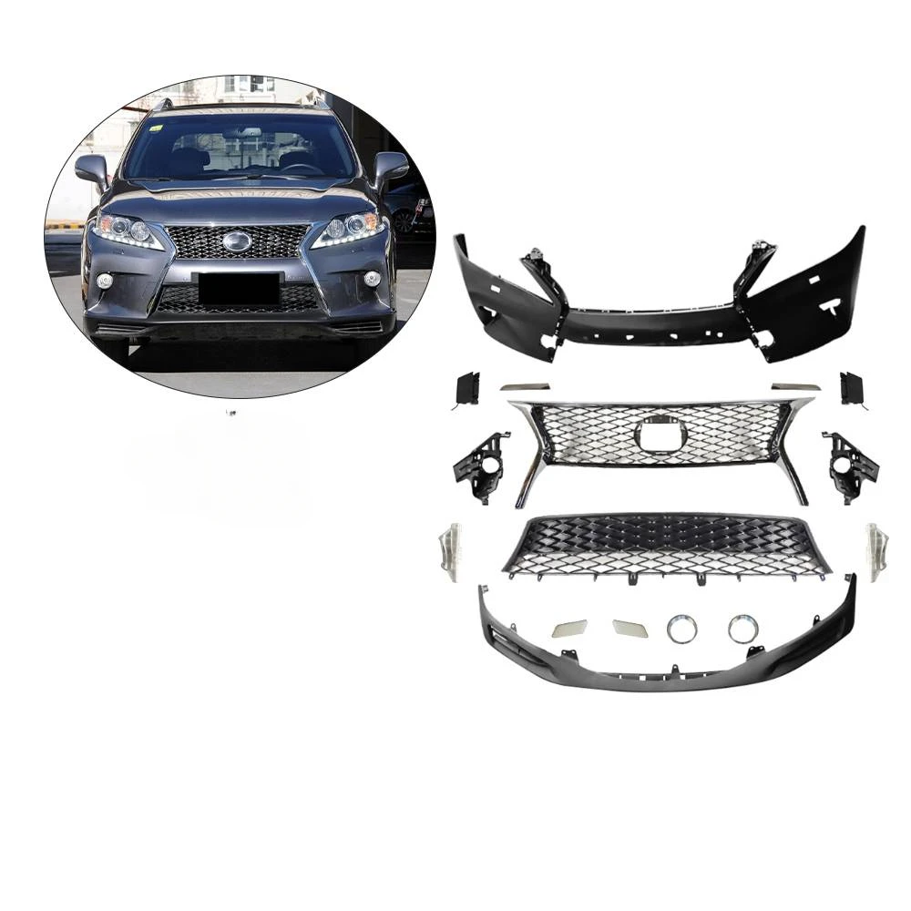 

High Quality Front Bumper Body Kit for Lexus RX RX270 RX350 RX450 2013-2015 F-sport Front Bumper Bodykit F-sport Grille