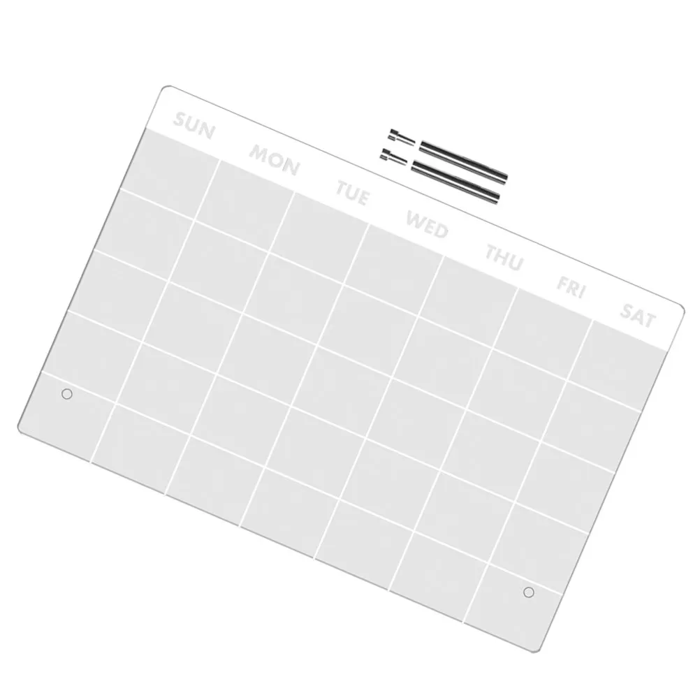 

1Set Acrylic Clear Memo Board Desktop Dry Erase Writing Board Tabletop Organizer Office Home Use Dry Erase Table
