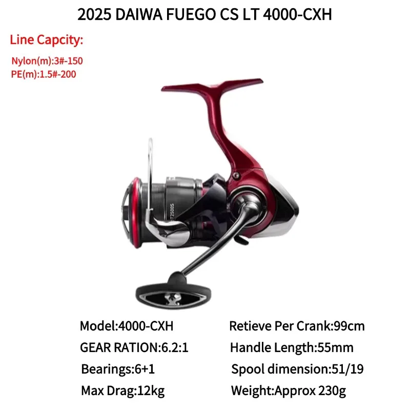 LT CS FUEGO DAIWA 2025 海外モデル 4000-CXH Store Fishing Hunter – (2025) LT4000-CXH CS Fuego Daiwa リール