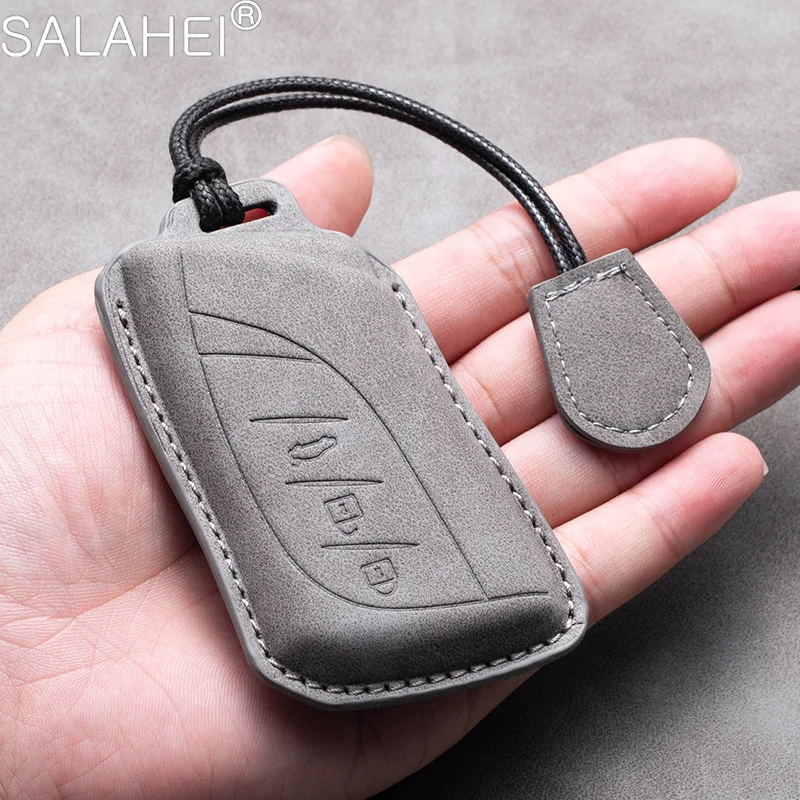 Schaffell Leder Auto Schlüssel etui Abdeckung für Lexus nx ist rx es gx lx ls ux gs nx200 nx300 rx350 es300 Zubehör