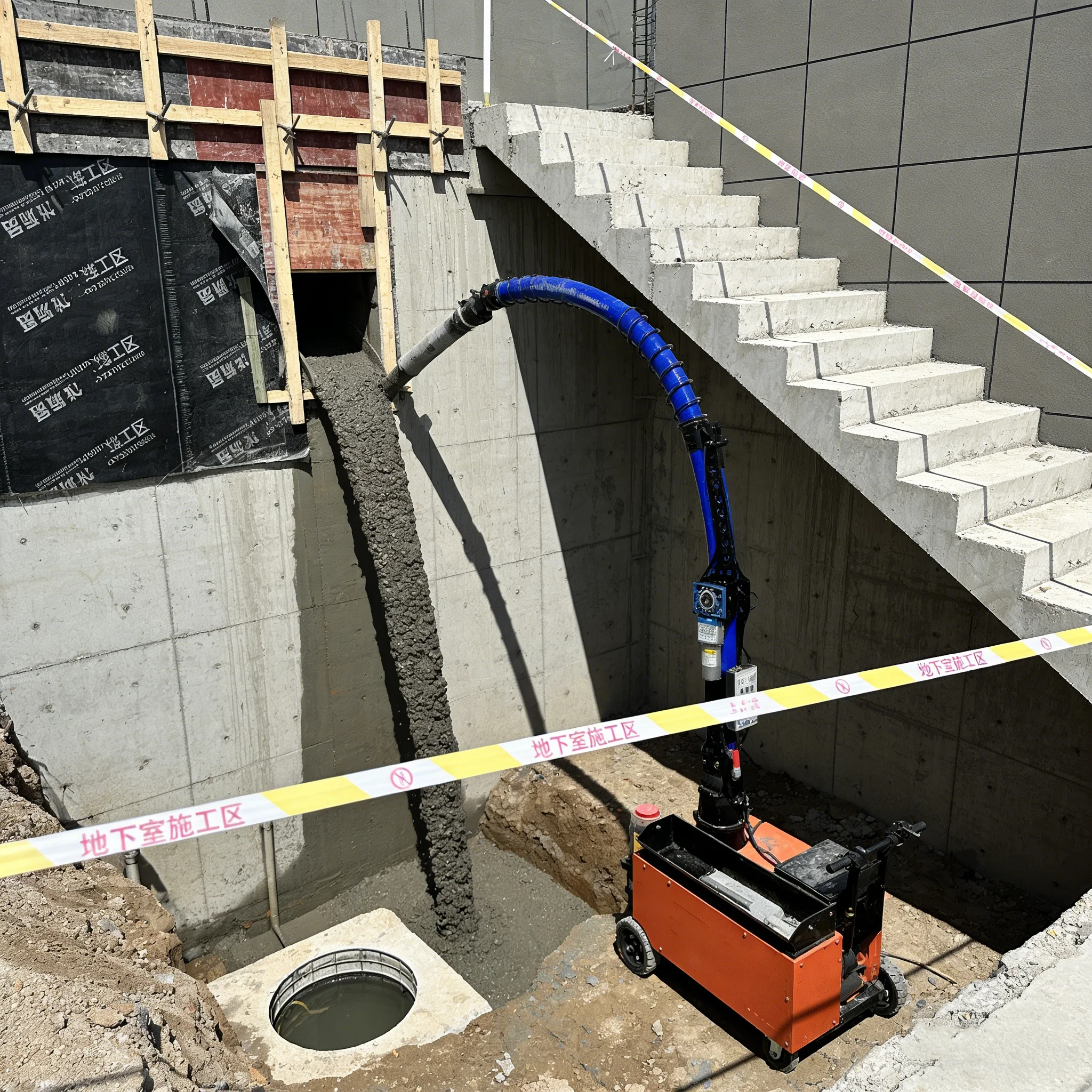 

Готовый бетононасос для небольших подрядчиков и строителей, настраиваемый