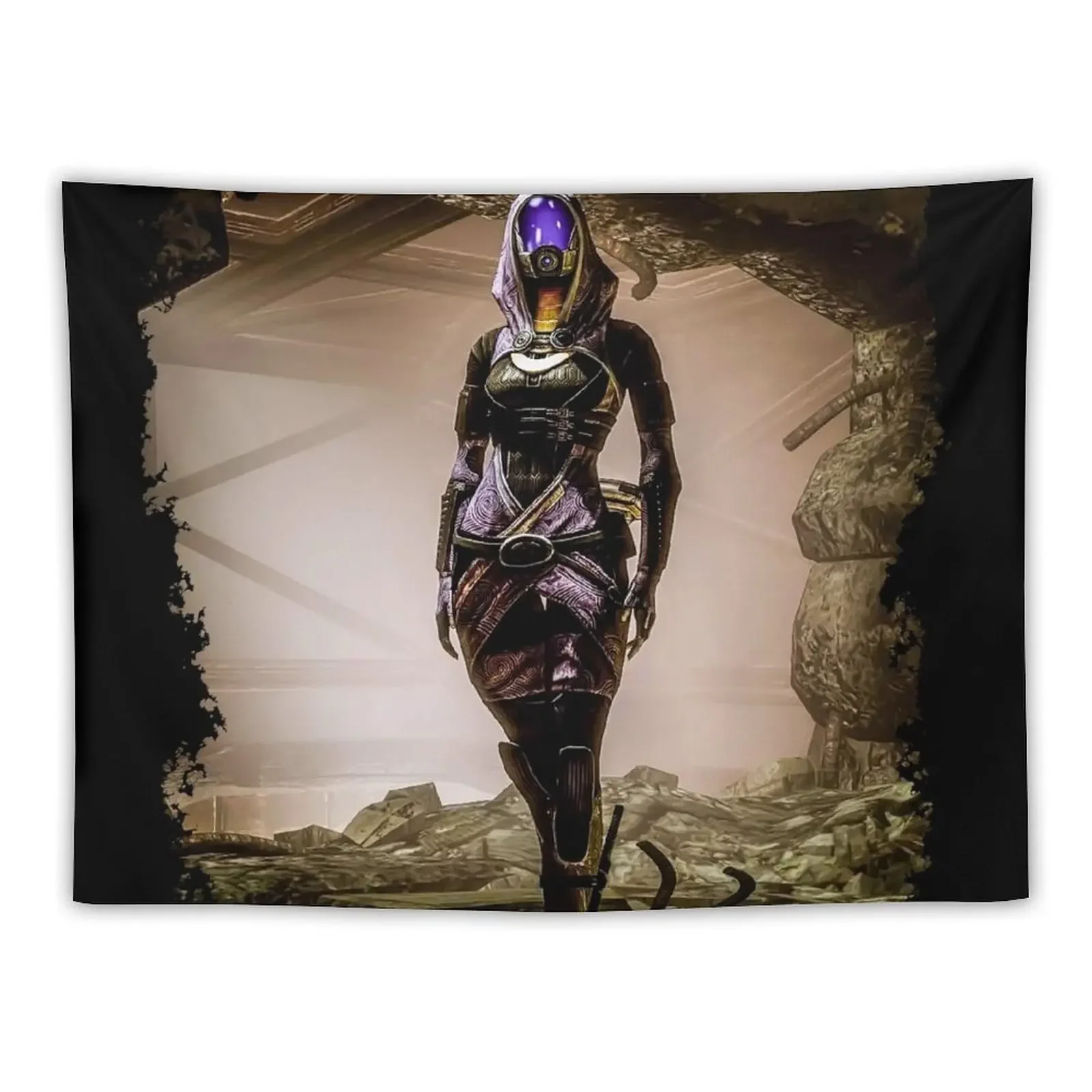 

Mass Effect - Tali Tapestry Aesthetic Room Decor Korean Room Design Tapestry