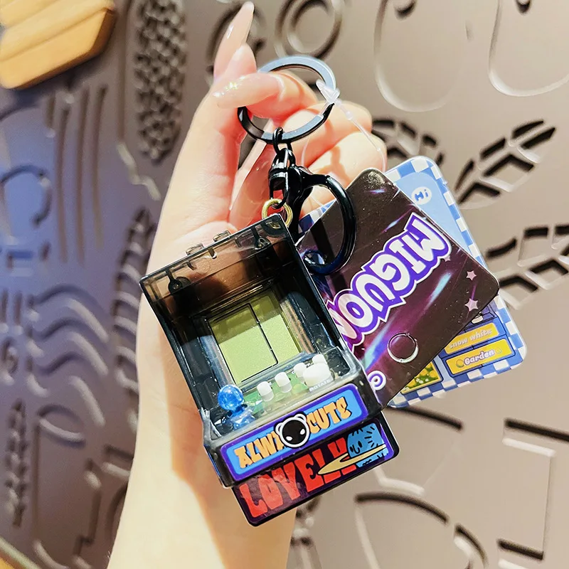 Cool Bear Street Cyberpunk Classic Game Console Keychain Single