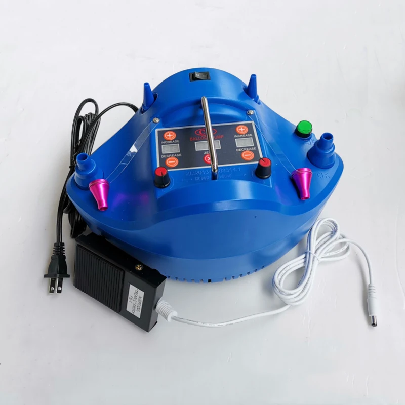 0728 CD-608 Electric Balloon Inflator with Digital Timer Precision Pump 220V for Party Supplies