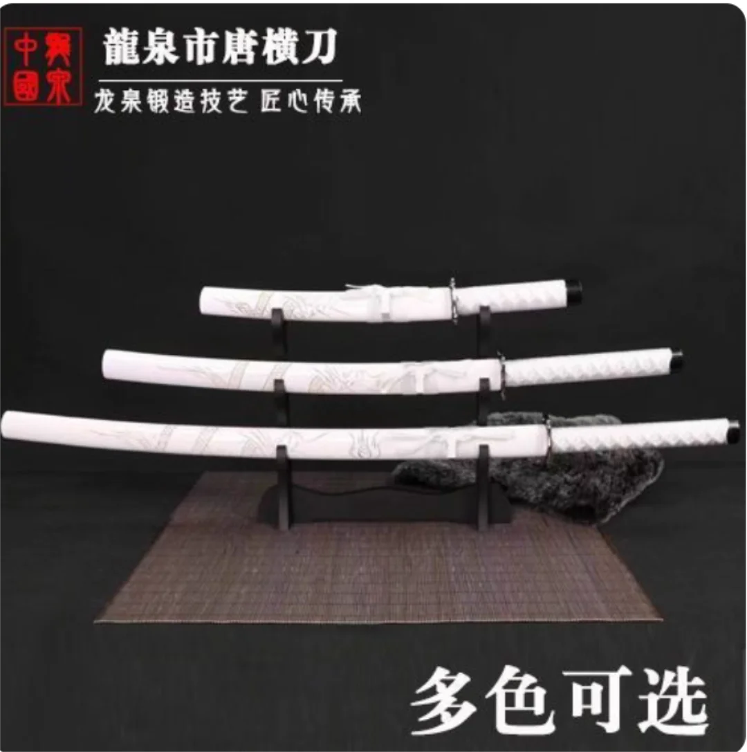 Высококачественные наборы из 3-х деревянных японских мечей Bushido Iaido Katana, лезвие из палисандра, реквизит для косплея, не острый Высококачественные наборы из 3-х деревянных японских мечей Bushido Iaido Katana, лезвие из палисандра, реквизит для косплея, не острый