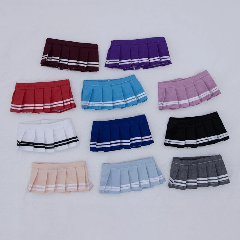 작은 선물 귀여운 주름치마 20cm 면 인형 패셔너블하고 아름다운 Kpop 플러시 인형 의류 고품질 인형 액세서리