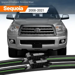 2pcs For Toyota Sequoia 2008-2021 Front Windshield Wiper Blades 2009 2010 2012 2013 2014 2015 2020 Windscreen Window Accessories
