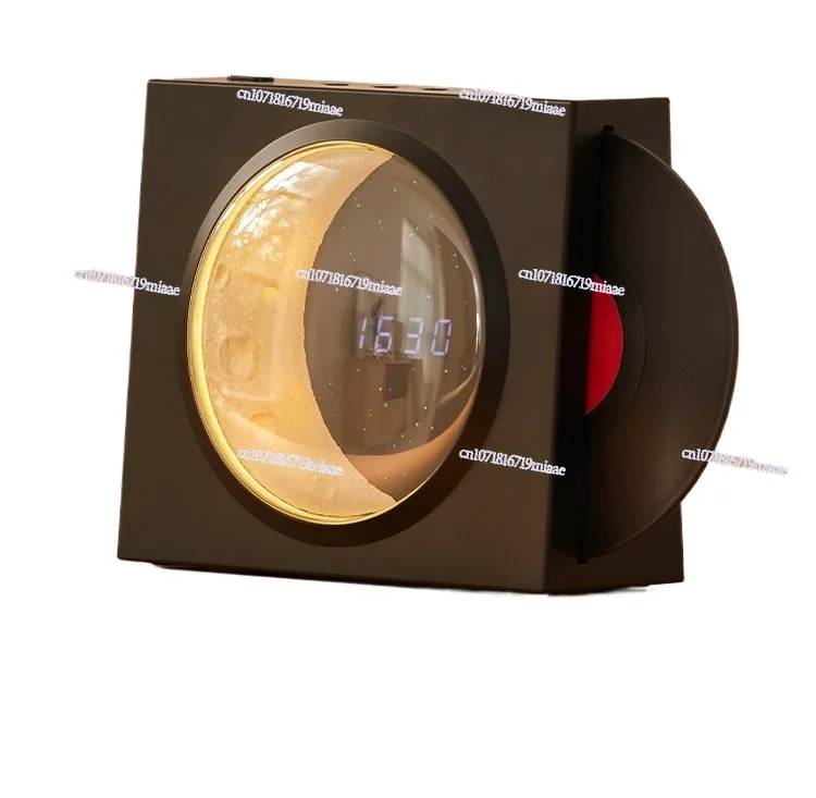 

Clock Bluetooth Speaker Small Speaker Vinyl Record Player Graduation Birthday Gift Boys and Girls Decoration