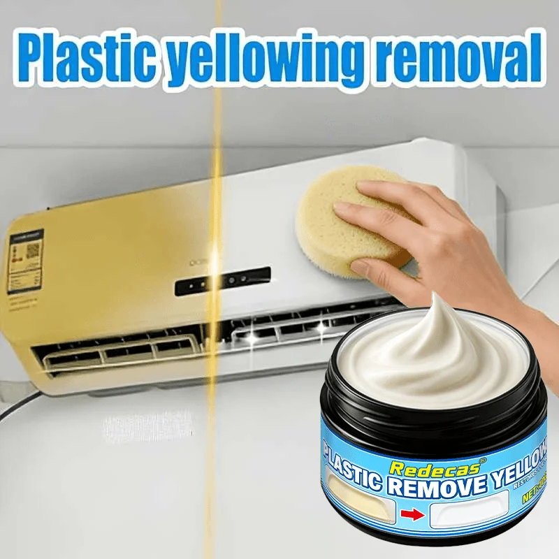 Plastic Yellowing Remover Cream, AC Renewal, Panel Whitening, Lamp Cover Oxidation Restorer, for Toilet Seat & Appliance Housing