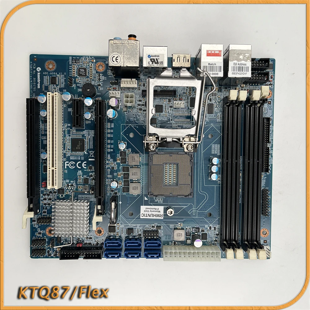 For KONTRON Industrial Computer Motherboard KTQ87/Flex