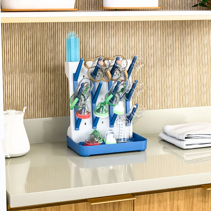 Stojak do suszenia butelek dla niemowląt Stojak do suszenia i opróżniania butelek dla niemowląt Pudełko do przechowywania butelek dla niemowląt Stojak do przechowywania w domu