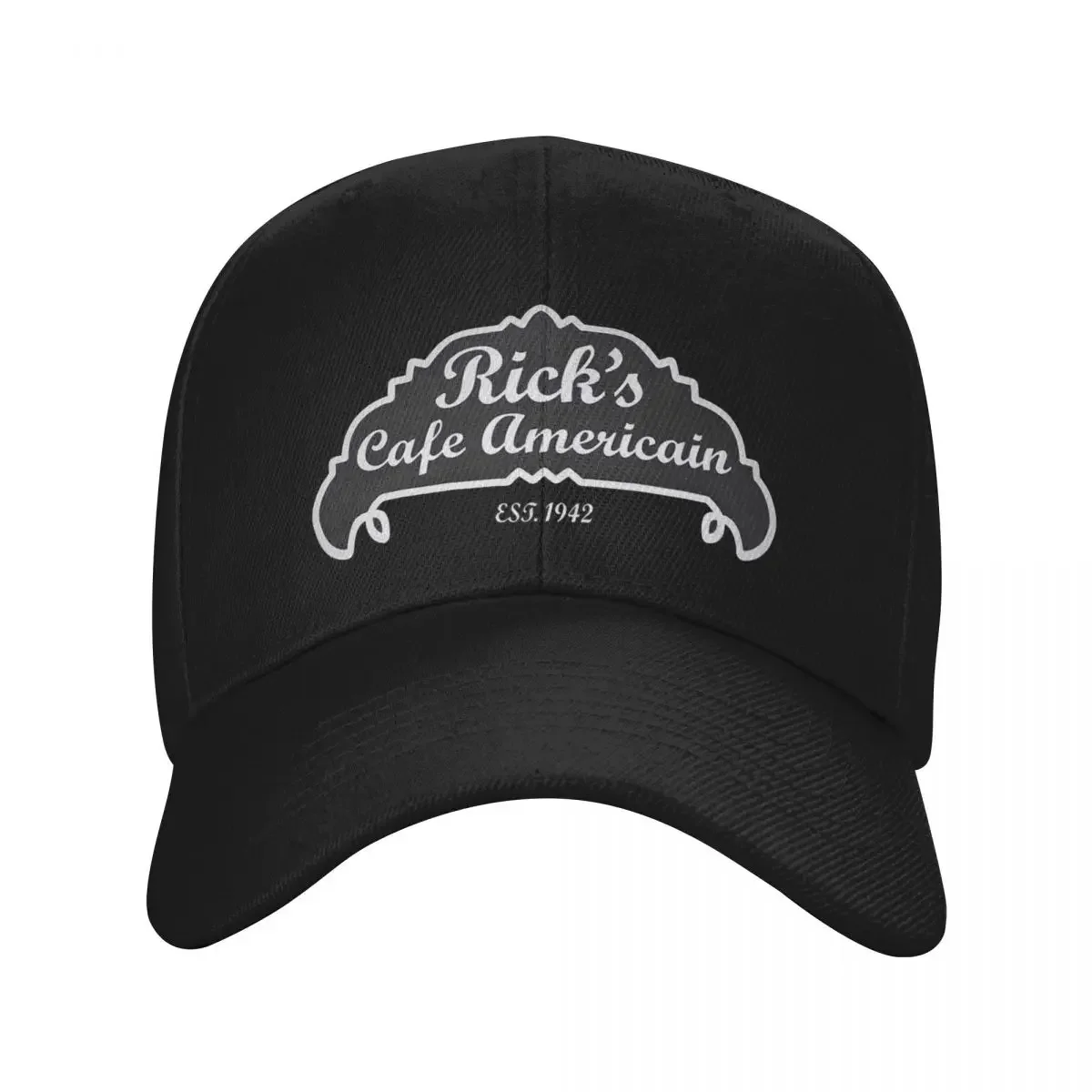 

Rick's Cafe Americain Baseball Cap Trucker Cap foam party Hat Golf Snap Back Hat Women Caps Men's