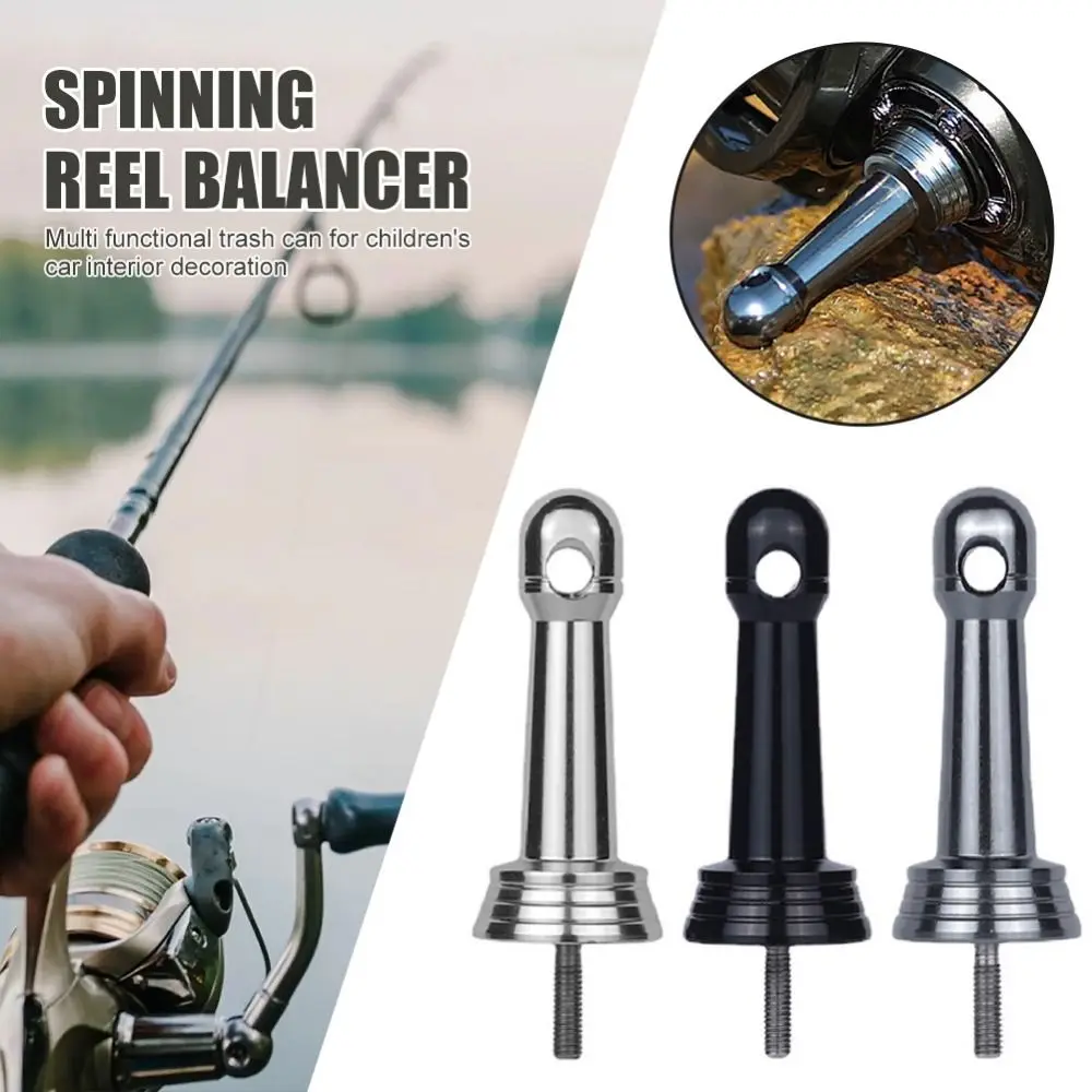 

Lightweight Spinning Reel Stand Aluminium Alloy Spinning Handle Stabilizer Fishing Accessories