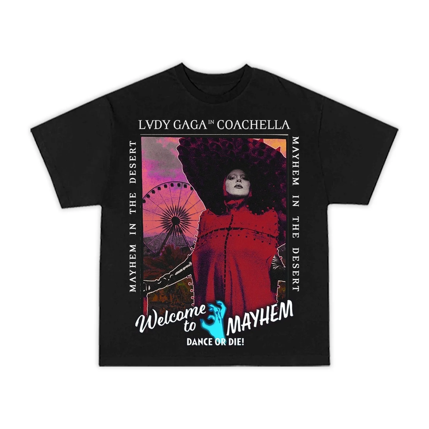 

Lady Gaga Mayhem New Album Print T-Shirt Men Women Cotton Tees Vintage Short Sleeve T-shirt Unisex Summer Y2k Tops women clothes