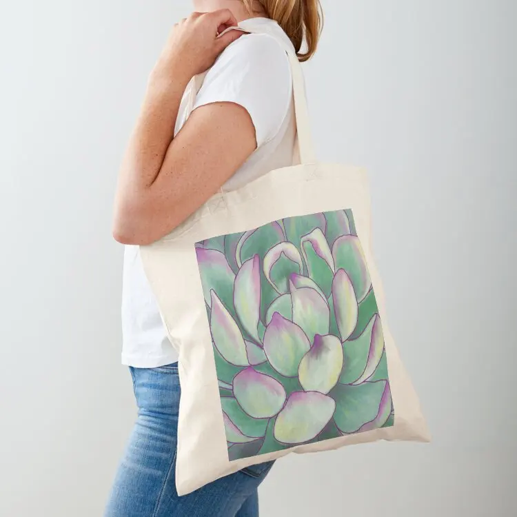 

Succulent plant Tote Bag shopping trolley bag shopper bag woman tote Shopper handbag