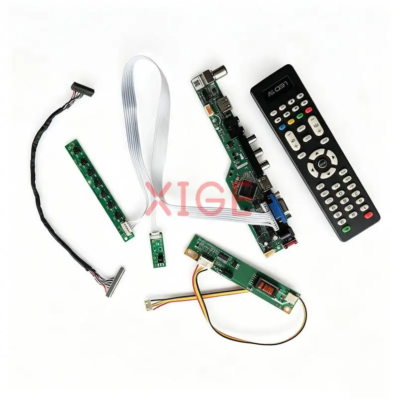 Monitor Drive Board Fit CLAA154WB08 CLAA154WB03 CLAA154WB05 CLAA154WB04 1280x800 1280*800 1-CCFL HDMI+VGA+AV+USB LVDS 30-Pin Kit