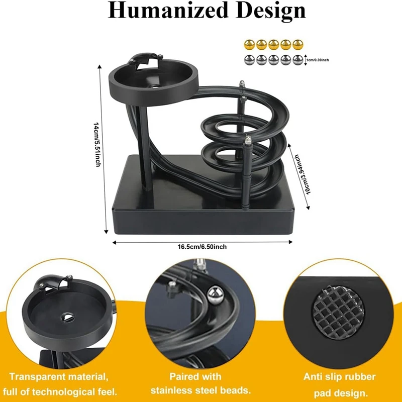 Wannian-すべての人のためのノンストップローリングボールテーブルトップ玩具、科学実験実験ツール、循環装置、運動機