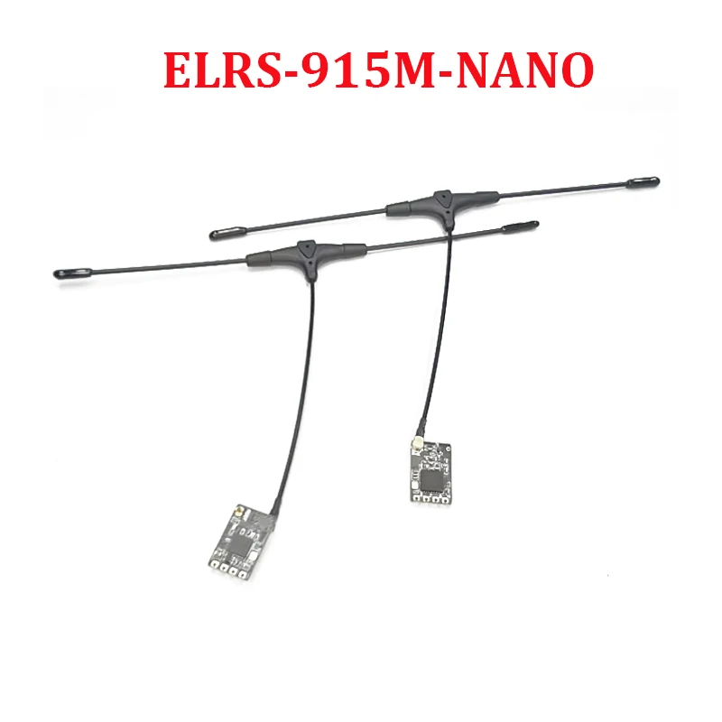 ELRS 915 915MHz NANO ExpressLRS Receiver with T type Antenna Support Wifi upgrade for RC FPV Traversing Drones Parts