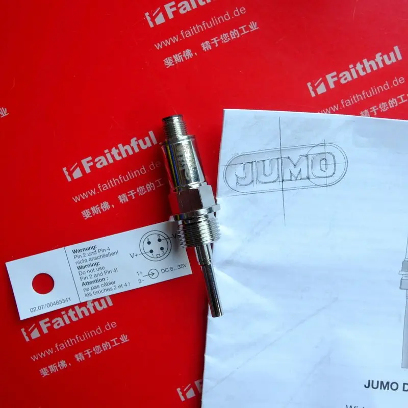 

Jumo 00508279 Kumao Temperature Sensor 90 2815/20 - 370 - 1013 dTRANS T100