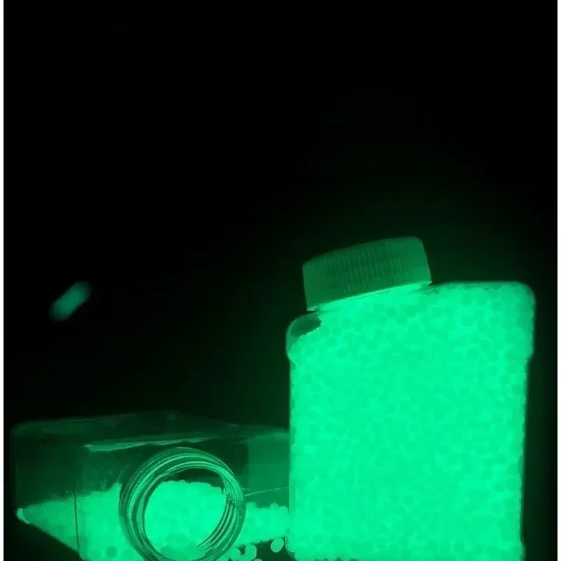 YYLuminous Water Beads Blaster Bullets Airsoft Weapons Gel Ball Gun Ammo Growing Splatrball Green Water Ball For Vase Decor DIY