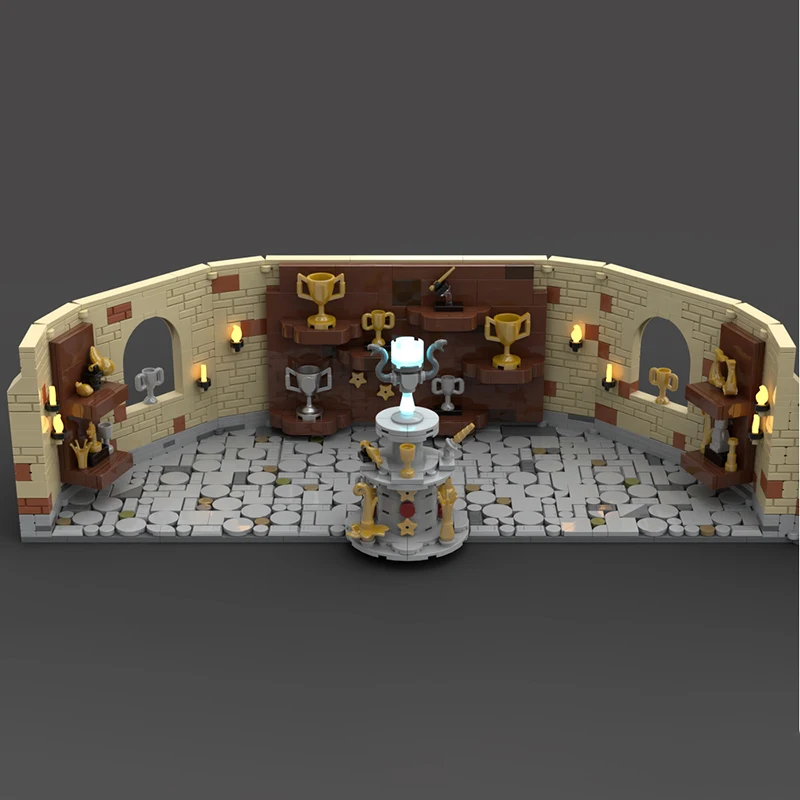 منتج جديد رائع MOC اللبنات السحرية مشهد الفيلم نموذج غرفة الكأس التكنولوجيا وحدات لعبة أطفال لتقوم بها بنفسك مجموعة التجميع #3