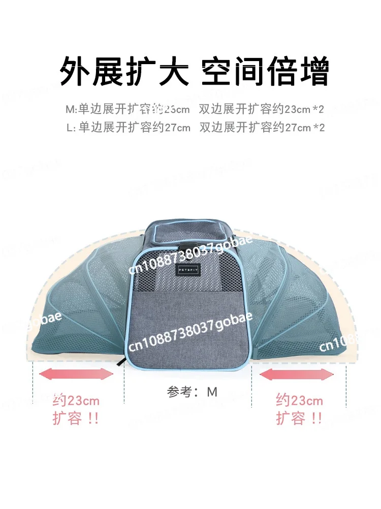 

Petsfit Pet Cat Out in Large Space Aviation Pet Soft Bag Cat Bag Portable Portable Breathable on The Plane