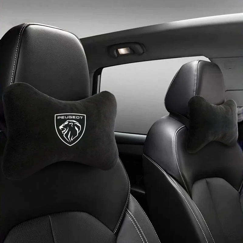 for Peugeot 206 307 308 3008 207 208 508 2008 5008 Brand new arrival car neck pillows both side Cotton flannel single headrest
