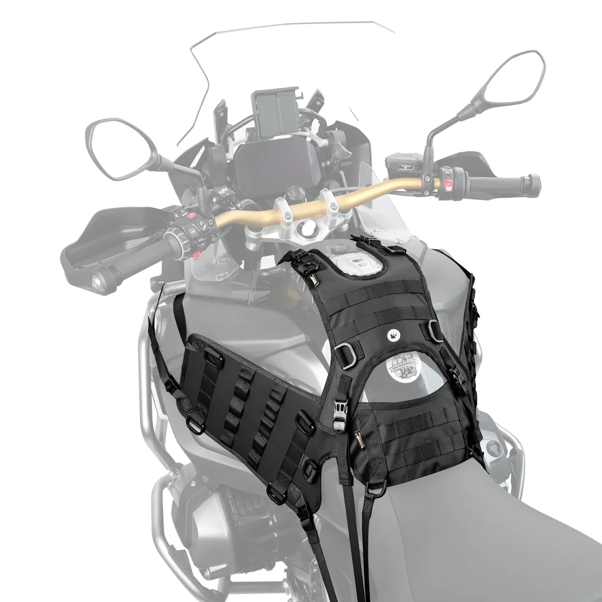 

Motorcycle Bag Parts Tank Bag Base Saddle Bag Base Hang For BMW KTM Outdoor Cycling Universal Motorcross Pannier Side Bag Pad