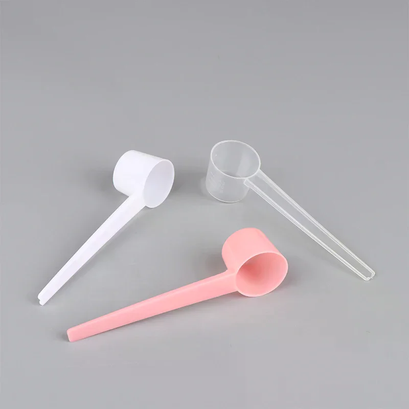 10Pcs 5g Measuring Spoons Coffee Protein Milk Powder Scoop Home Kitchen Gadgets DIY Plastic Measuring Spoon