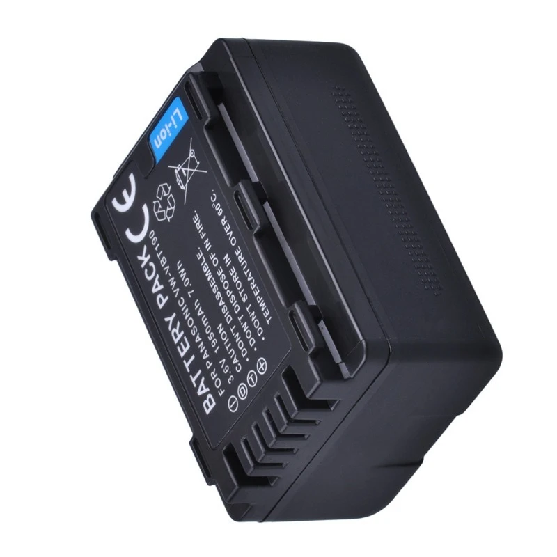 لباناسونيك HC-V110 V130 V160 V180 V210 V230 V250 V260 V385 V510 V520 V530 V550 V710 كاميرا الفيديو VW-VBT190 VW-VBY100 البطارية