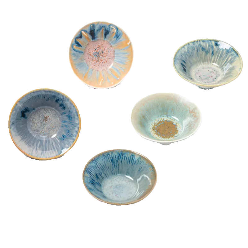 نظام طلاء سيراميك متوسط الحرارة - معطف أساسي وعلوي بأنماط متدفقة متعددة الطبقات، نطاق إطلاق 1180-1250 ° ج