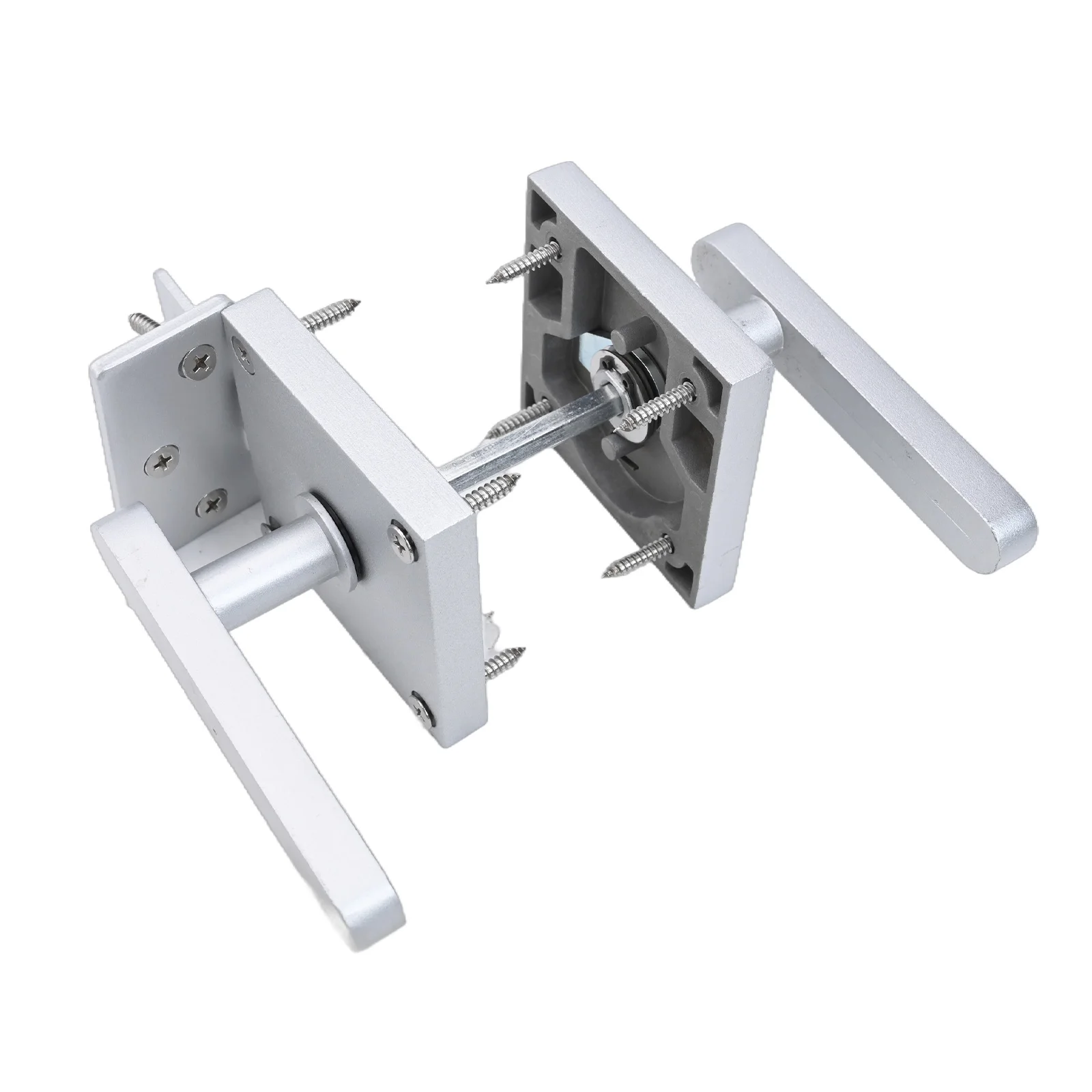 For Garden Safety Barn Door Latch Black Aluminum Latch Easy To Install Flip Door Latch High-quality Aluminum Pet Safety